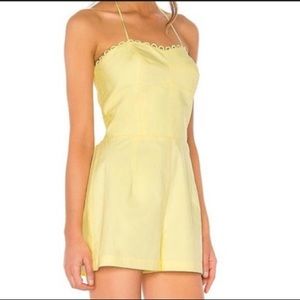 Amanda uprichard yellow laurenesse romper